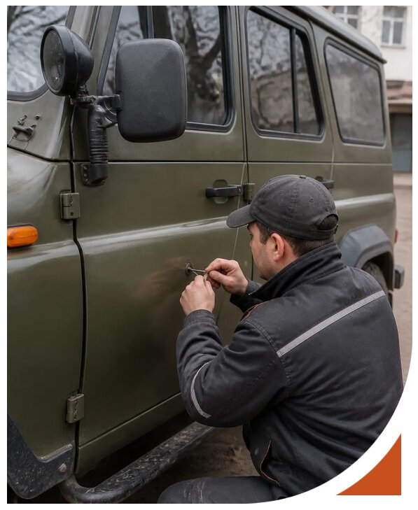 Профессиональное вскрытие автомобиля УАЗ без повреждений в Апшеронске