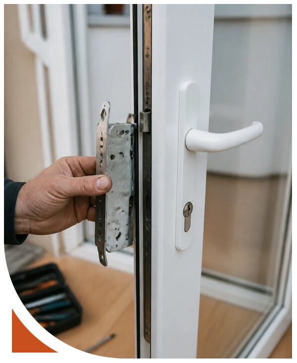 Ремонт замка пластиковой двери в Апшеронске от 2562 р. | Разлок-Пшр